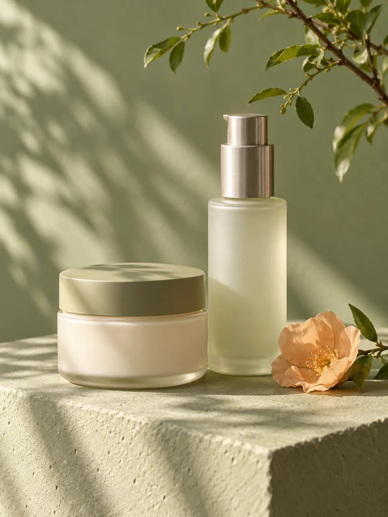 Illustrative skincare products